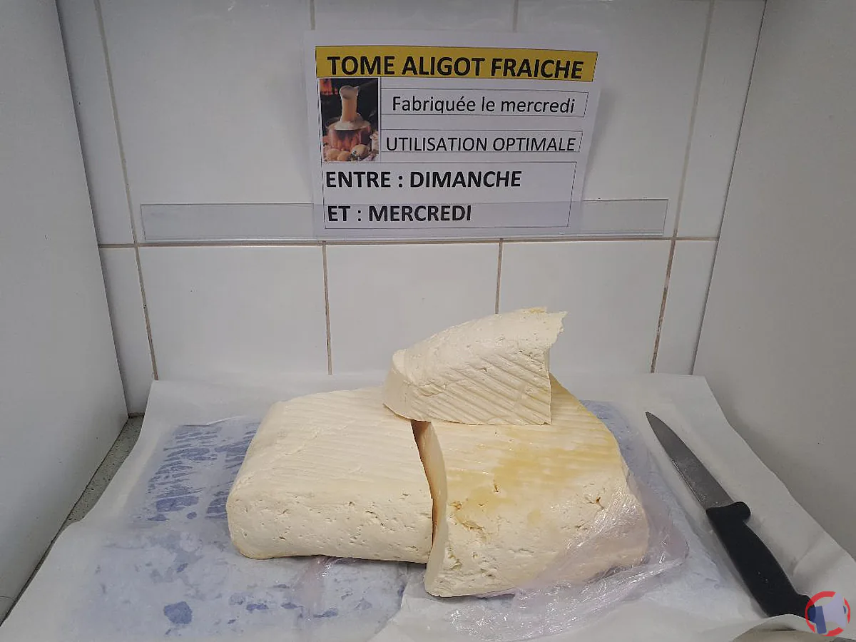 Rappel de produit : Tome Aligot Fraiche à cause de la présence de Listeria monocytogenes