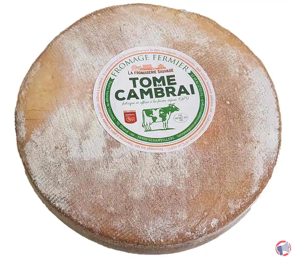 Rappel de produit : Tome de Cambrai au lait pasteurisé vendu chez Hyper U de Baralle Marquion