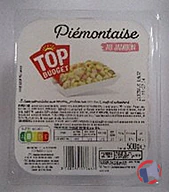Rappel produit TOP BUDGET SALADE PIEMONTAISE 500G