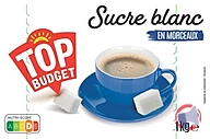 Rappel produit TOP BUDGET Sucre blanc en morceaux