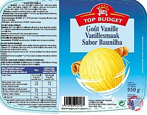 Rappel produit TOP BUDGET 2L VANILLE TOP BUDGET