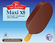 Rappel produit TOP BUDGET BATONNET GEANTX8 VANILLE/LAIT TOP BUDGET (photo numéro 1)