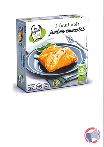 Rappel produit feuilleté jambon emmental Les Toqué Bio