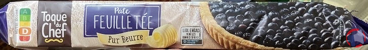 Rappel de produit : Pâte feuilletée pur beurre 230g de la marque Toque du Chef pour risque d'E. coli