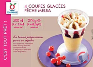 Rappel produit 4 coupes glacées PECHE MELBA Toupargel (photo numéro 1)