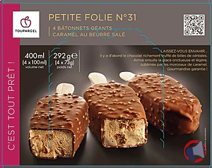 Rappel produit BATONNETS GEANTS CARAMEL Toupargel