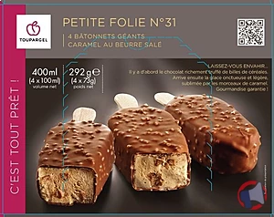 Rappel produit BATONNETS GEANTS CARAMEL Toupargel