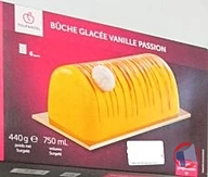 Rappel produit Toupargel BUCHE GLACEE VANILLE PASSION
