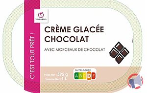 Rappel produit Crème Glacée CHOCOLAT Toupargel