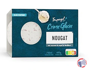 Rappel produit Crème glacée NOUGAT TOUPARGEL