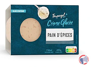 Rappel produit Crème glacée PAIN D EPICES TOUPARGEL