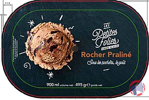 Rappel produit Crème Glacée ROCHER PRALINE Toupargel