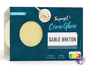 Rappel produit Crème glacée SABLE BRETON TOUPARGEL