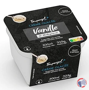 Rappel produit Crème glacée VANILLE TOUPARGEL