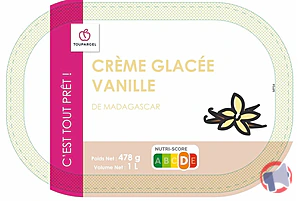 Rappel produit Crème Glacée VANILLE Toupargel