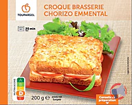 Rappel produit CROQUE BRASSERIE CHORIZO EMMENTAL SURGELE Toupargel (photo numéro 1)