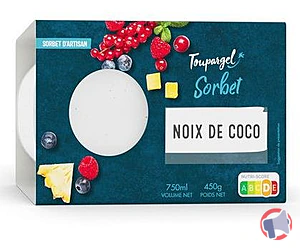 Rappel produit Sorbet COCO TOUPARGEL