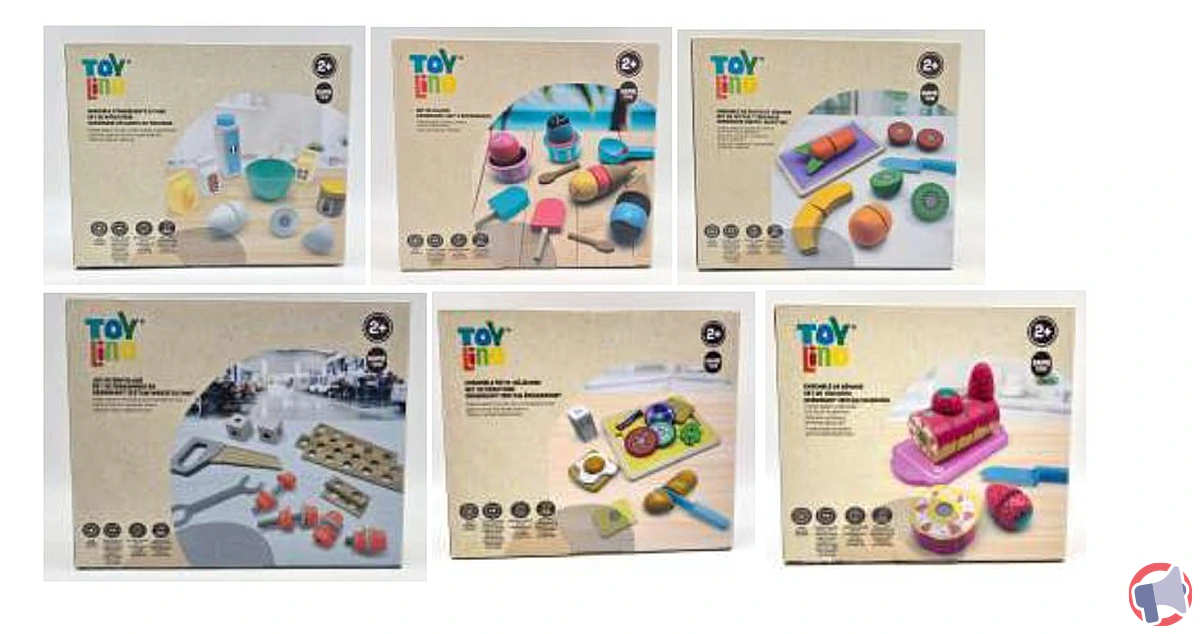 Rappel de produit : Toylino jeux d'imitation en bois nourrit à risque