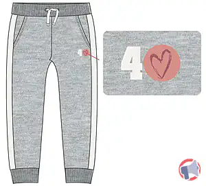 Rappel produit PANTALON DE JOGGING FILLE - 956210 - TQF TQF COLLECTION