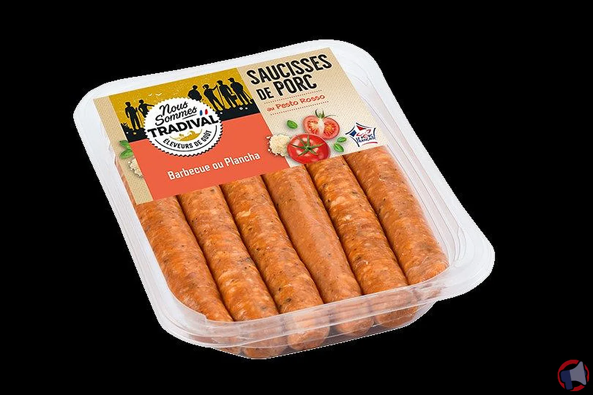 Rappel de saucisse de porc au pesto rosso de la marque Tradival pour risque d'allergie