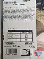 Rappel produit GALETTE CHEVRE ET GALETTE COMPLETE TRAITEUR (photo numéro 1)