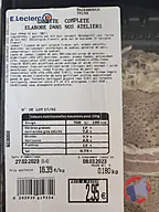 Rappel produit GALETTE CHEVRE ET GALETTE COMPLETE TRAITEUR (photo numéro 2)