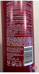 Rappel produit TRESemmé keratin shampoo 400ml Tresemmé