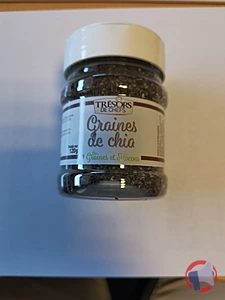 Rappel produit Rappel graines de chia Trésors de chefs