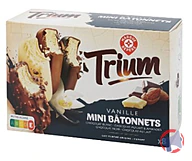 Rappel produit ASSORTIMENT MINI BATONNETS VANILLE ENROBAGE CHOCOLAT X8 TRIUM (photo numéro 1)