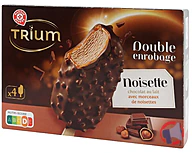 Rappel produit BATONNETS DOUBLE ENROBAGE NOISETTE X4 308G TRIUM (photo numéro 1)