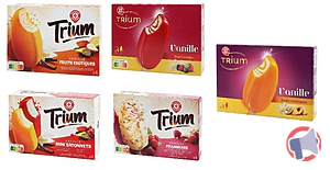 Rappel produit BATONNETS FRUITES TRIUM X4 et X8 TRIUM