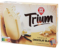 Rappel produit BATONNETS VANILLE CHOCOLAT BLANC X4 308G TRIUM (photo numéro 1)
