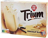 Rappel produit BATONNETS VANILLE CHOCOLAT BLANC X4 TRIUM
