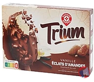 Rappel produit BATONNETS VANILLE ENROBAGE CHOCOLAT AU LAIT ECLATS D'AMANDES X4 TRIUM (photo numéro 1)