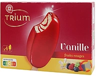 Rappel produit BATONNETS VANILLE FRUITS ROUGES X4 TRIUM (photo numéro 1)