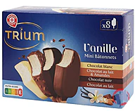 Rappel produit MINI BATONNETS VANILLE x8 287,5G TRIUM (photo numéro 1)