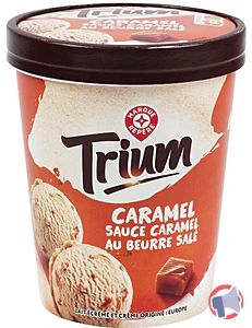 Rappel produit Pot De Crème Glacée Caramel Salé - 430 g TRIUM