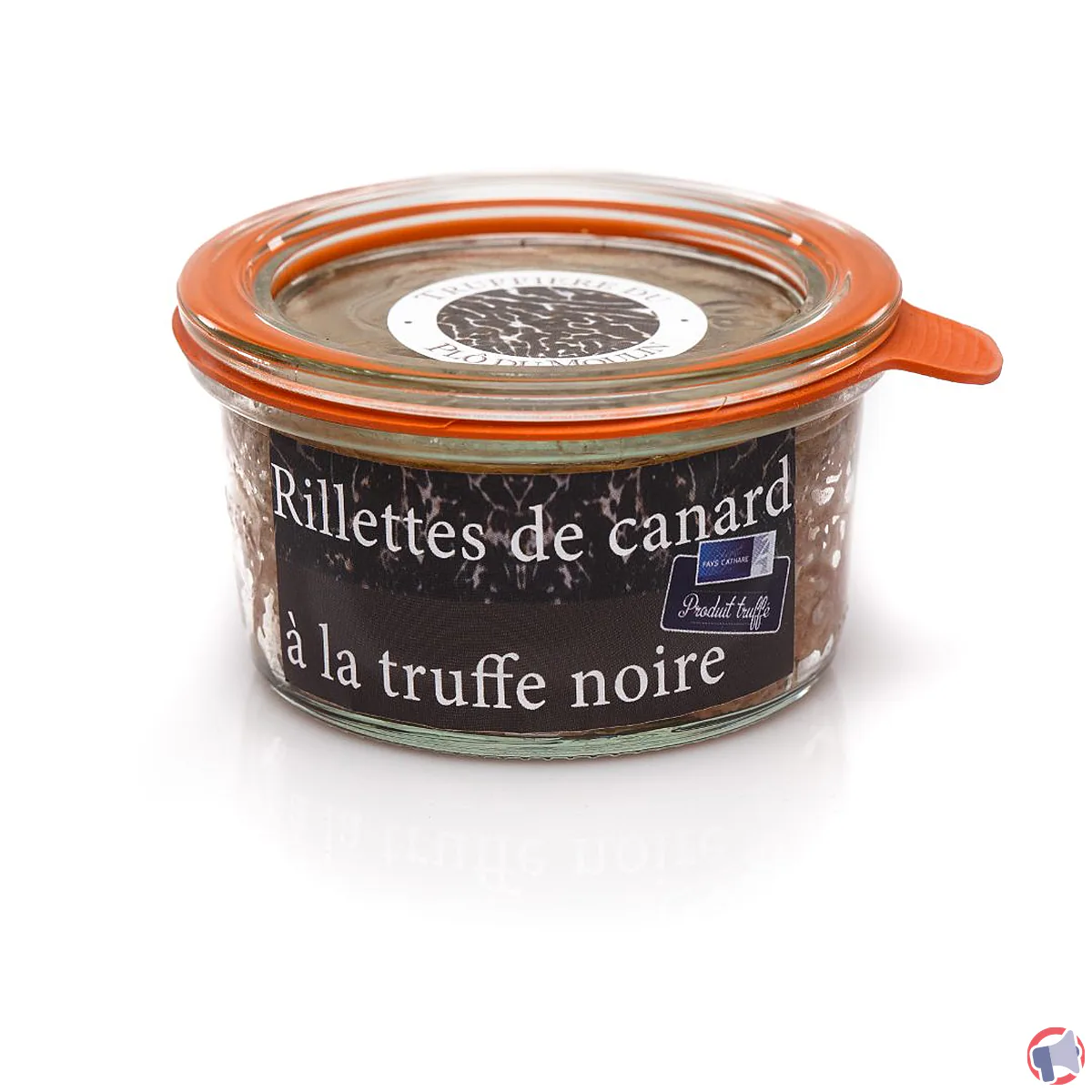 Rappel de rillettes de canard à la truffe noire de la marque Truffière du Plo du Moulin