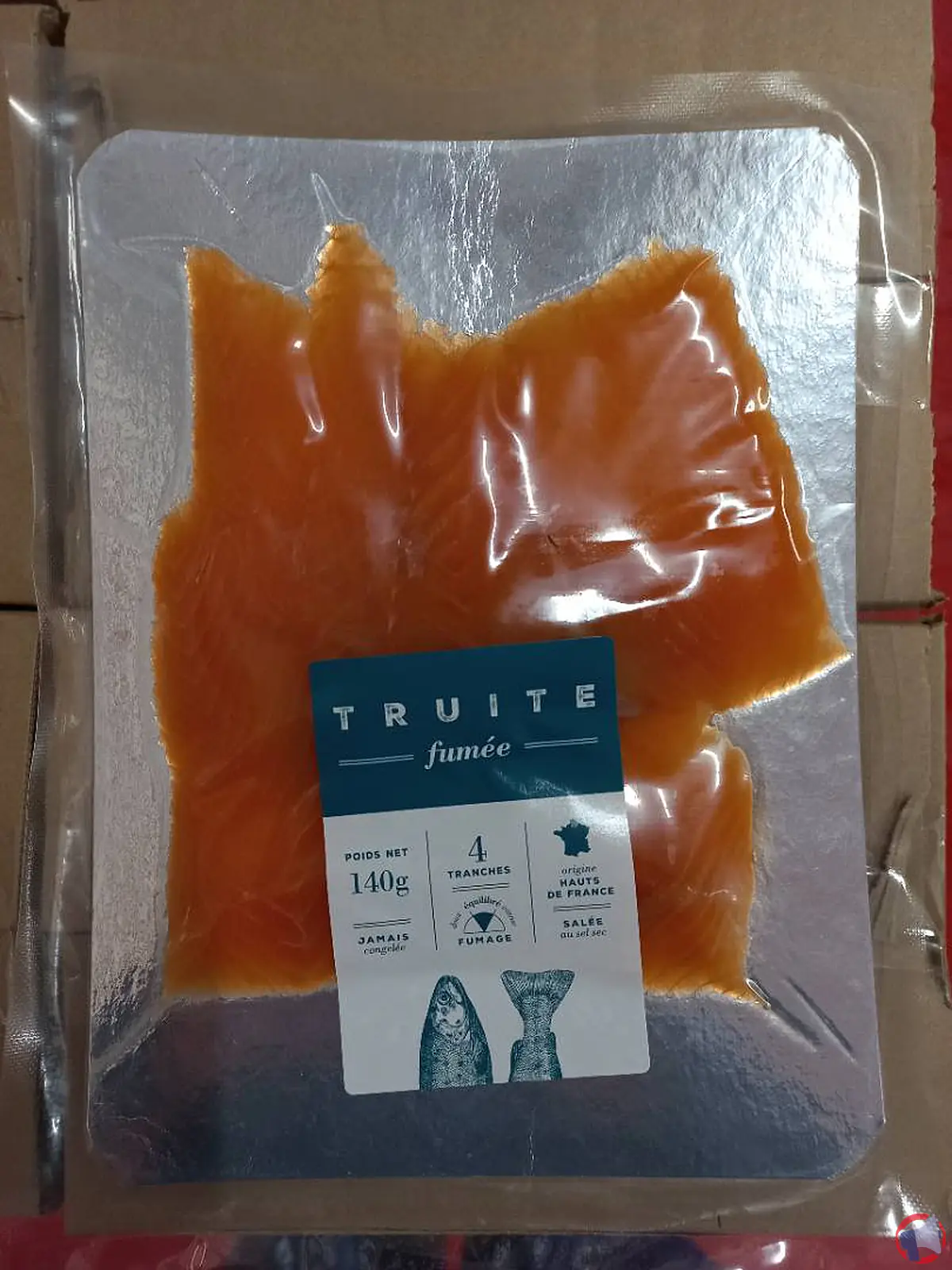 Rappel de produit : Truite fumée 4 tranches HDF 140g pour présence de listeria