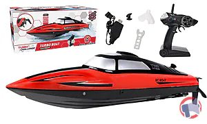 Rappel produit BATEAU R/C 2.4 GHZ GRANDE VITESSE - APD 8 ANS TURBO BOAT RADIOCOMMANDE