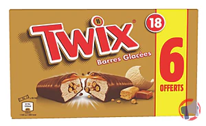 Rappel produit Glace Twix x18 dont 6 offerts Twix