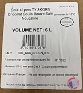 Rappel produit CREMES GLACEES TY SKORN - MOUSTACHE - COUP DE PATE - SANCHEZ - TAGLAB
