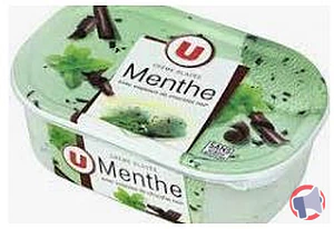 Rappel produit Bac crème glacée 500g U