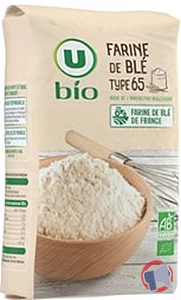 Rappel produit Farine de blé T65 U BIO 1kg U BIO
