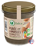 Rappel produit U BIO Purée d'amandes complètes U BIO BOCAL 200g