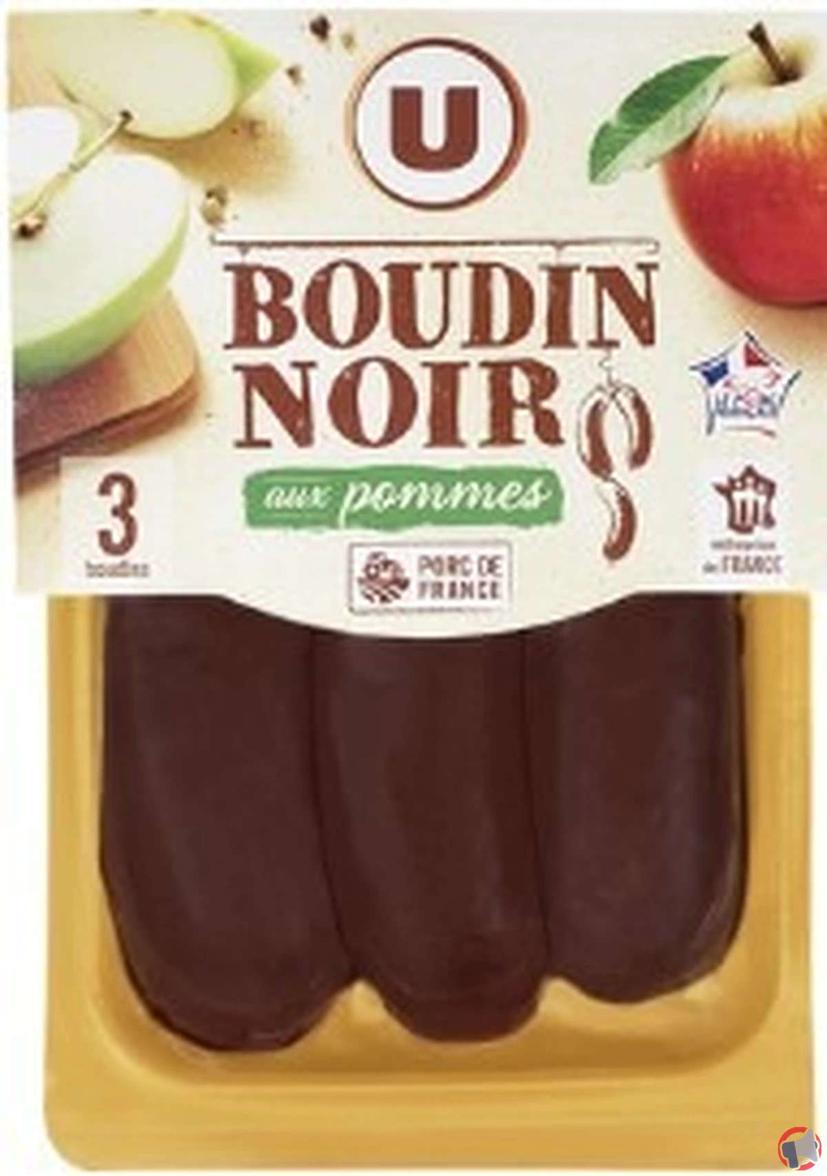 Rappel de produit : Boudin noir aux pommes U X3 pour risque de listériose