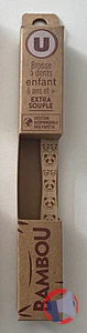 Rappel produit Brosse à dents bambou enfant U