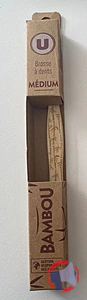 Rappel produit Brosse à dents bambou médium U