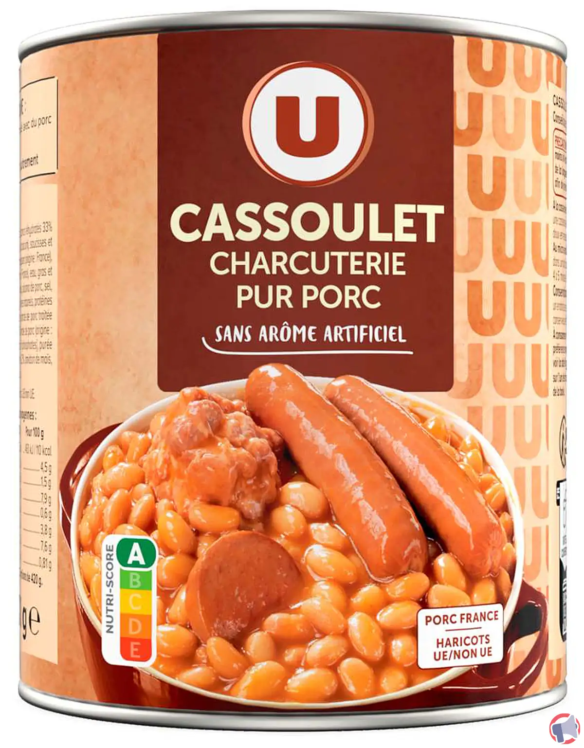 Rappel produit: cassoulet U en boîte — risques et démarches à suivre