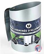 Rappel produit Cheminée d'allumage charbon U de forme biseautée 26,5x17cm U
